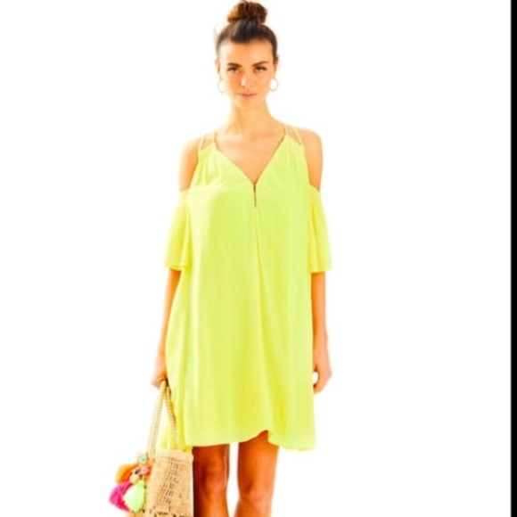 lilly pulitzer cold shoulder dress